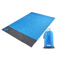 Pocket waterproof beach mat - Blue / 200x140cm - toys