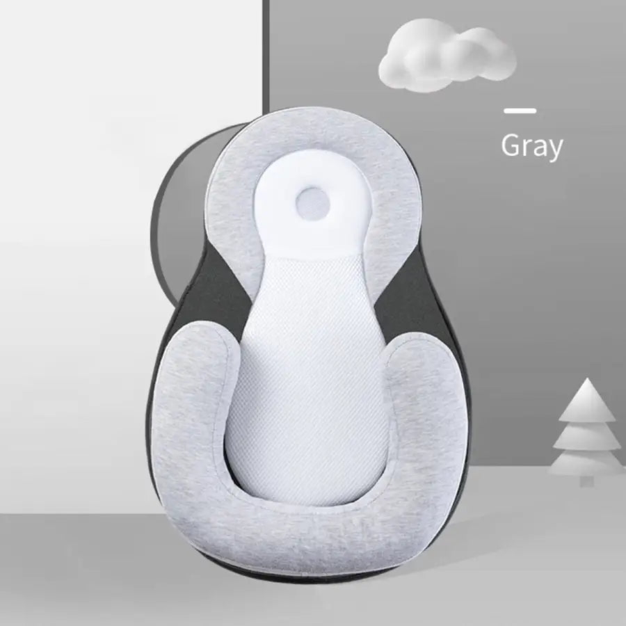 Portable baby crib - Gray - toys