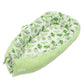 Portable Baby Nest - green leaves - toys