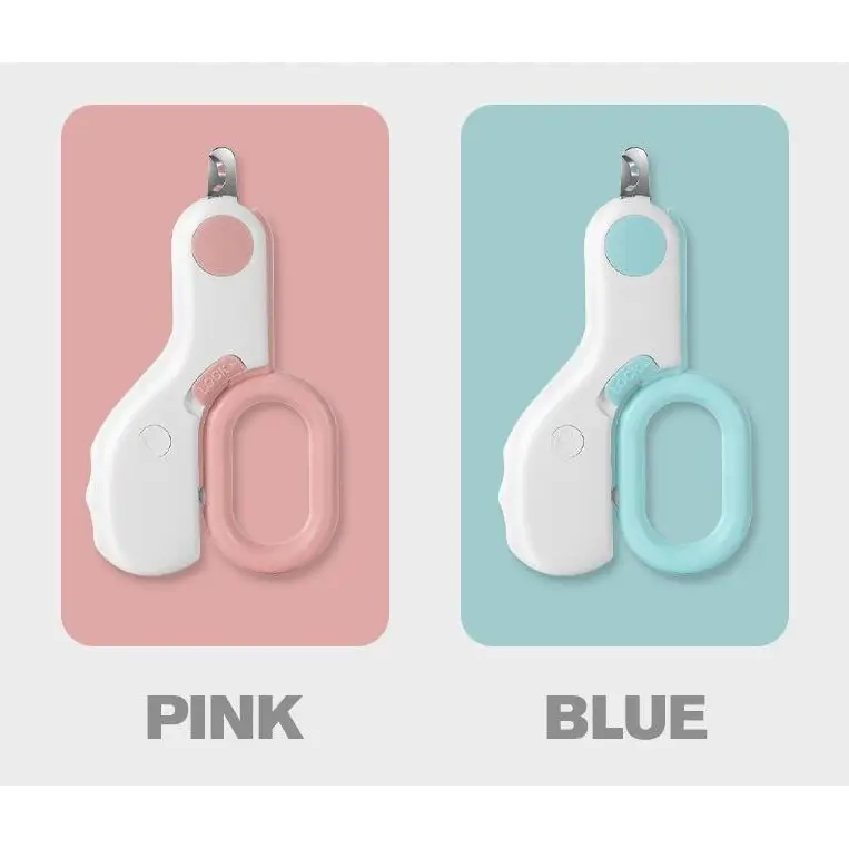 Professional LED Nail Clippers - Pink and Blue - toys