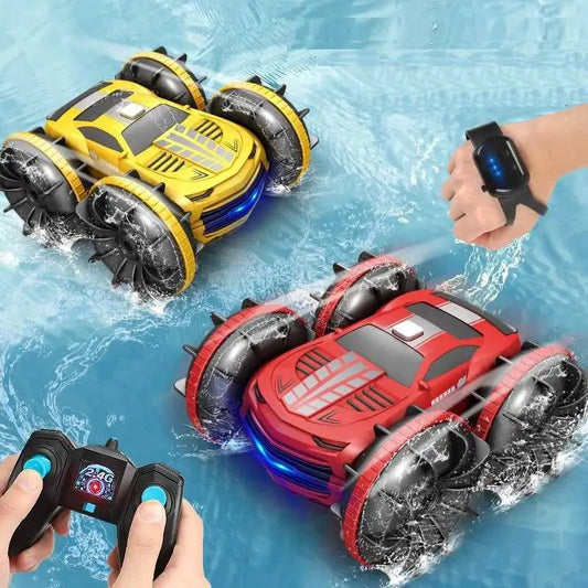 Radio-controlled amphibious vehicle - toys