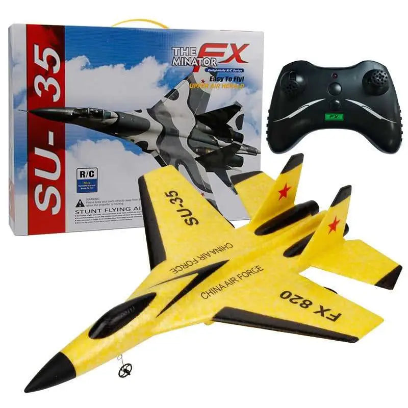Radio-controlled combat aircraft - FX820 with box 1 - toys