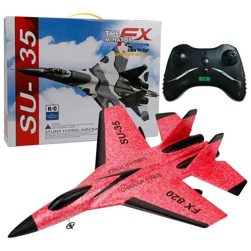 Radio-controlled combat aircraft - FX820 with box 2 - toys