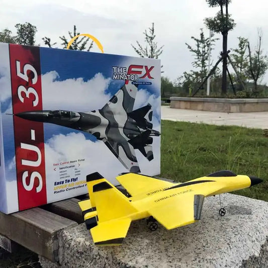Radio-controlled combat aircraft - toys