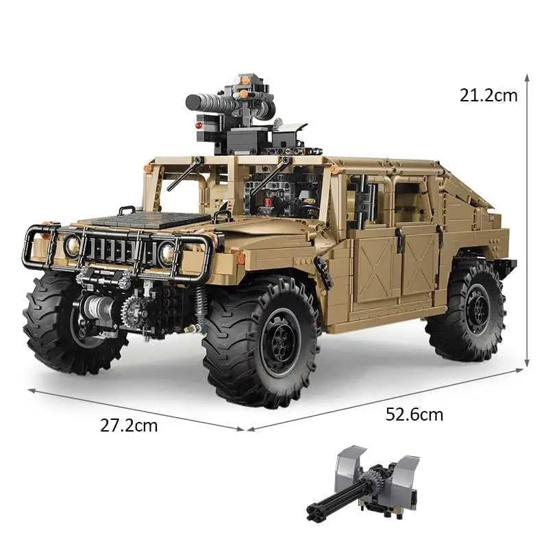Radio-controlled combat vehicle H1 - Car - toys