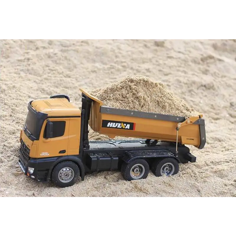 Radio-controlled dump truck - toys
