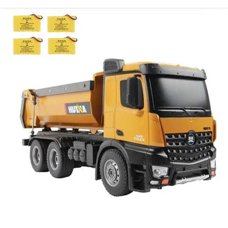Radio-controlled dump truck - With 4 battery - toys