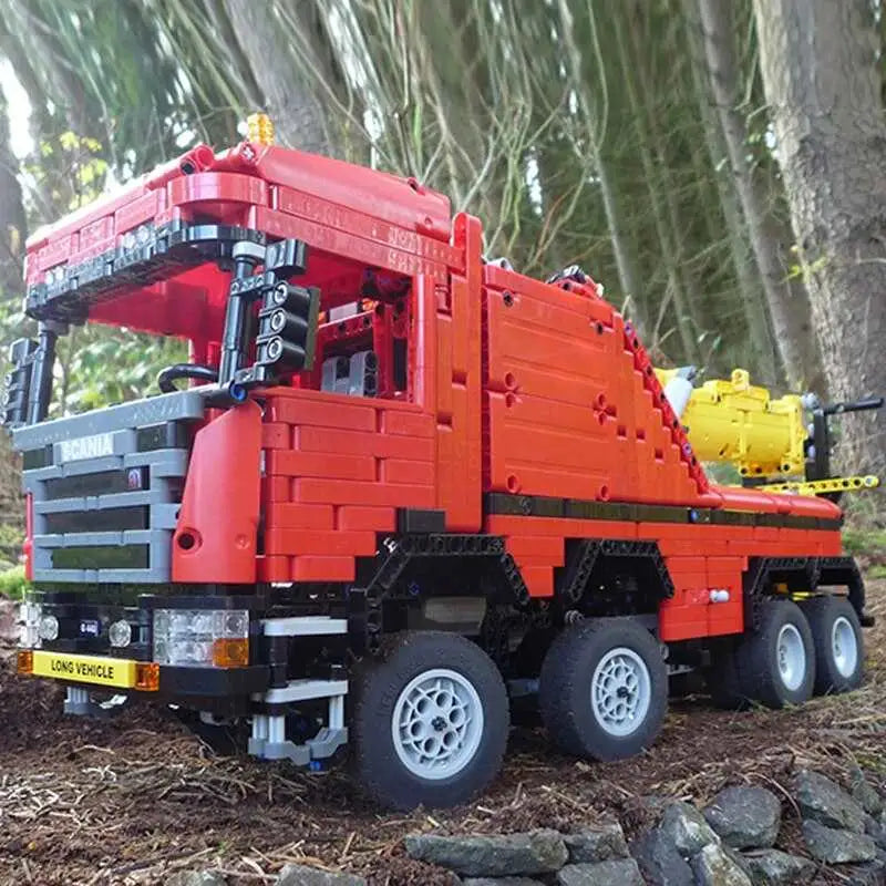 Radio-controlled extreme tow truck - toys