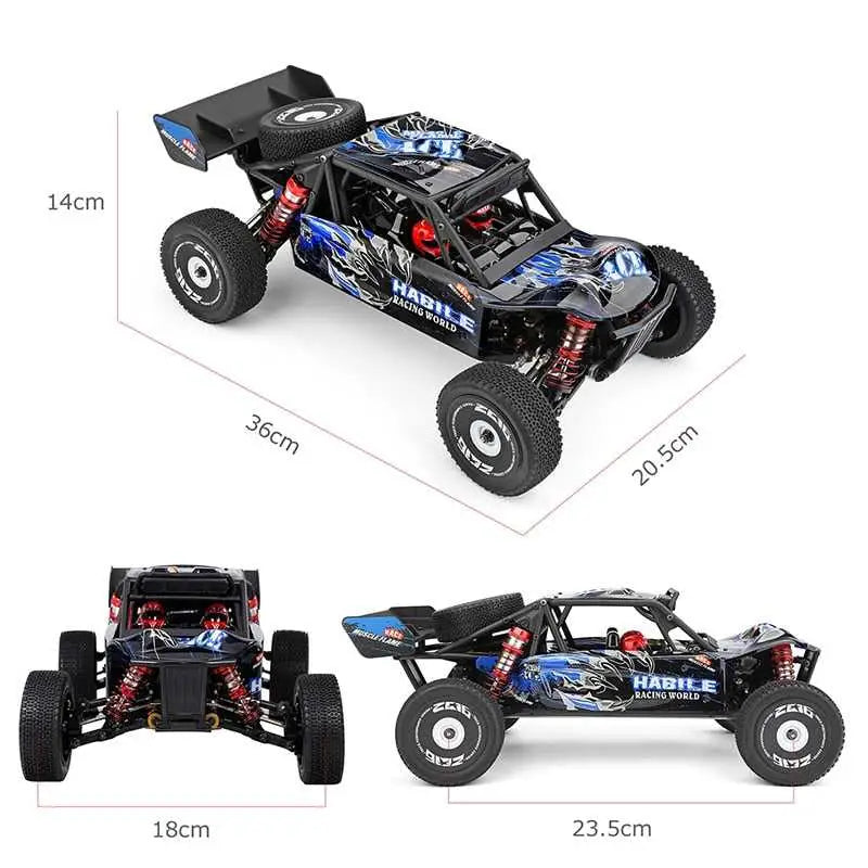 Radio-controlled high-speed racing car - toys
