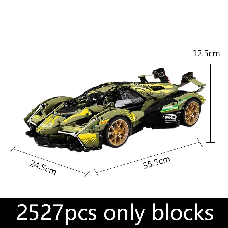 Radio-controlled hypercar Lamborghini Sian - 2527pcs - toys