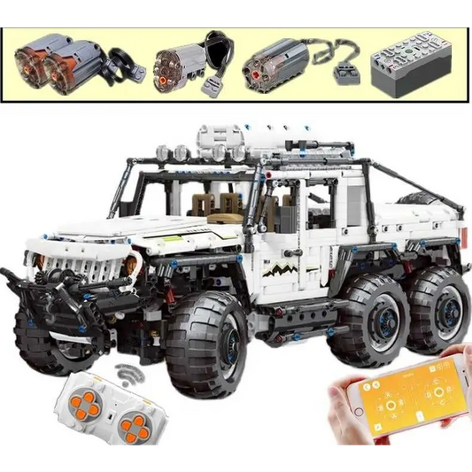 Radio-controlled pickup truck 6 x - Electric version - toys