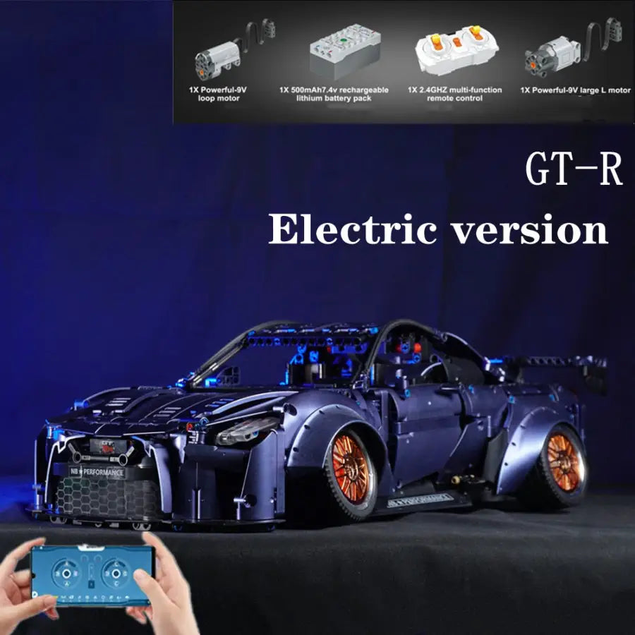 Radio-controlled supercar Nissan GT-R V-1 - Electric version