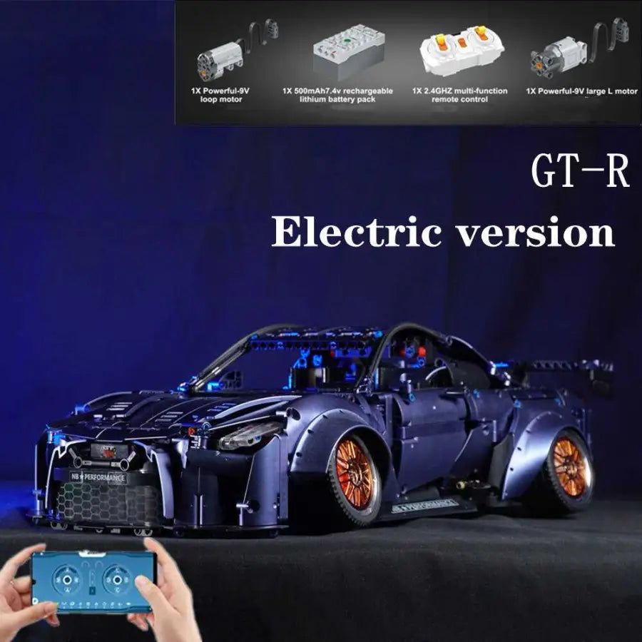 Radio-controlled supercar Nissan GT-R V-1 - toys