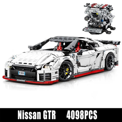 Radio-controlled supercar Nissan GT-R V-2 - 4098pcs Static -