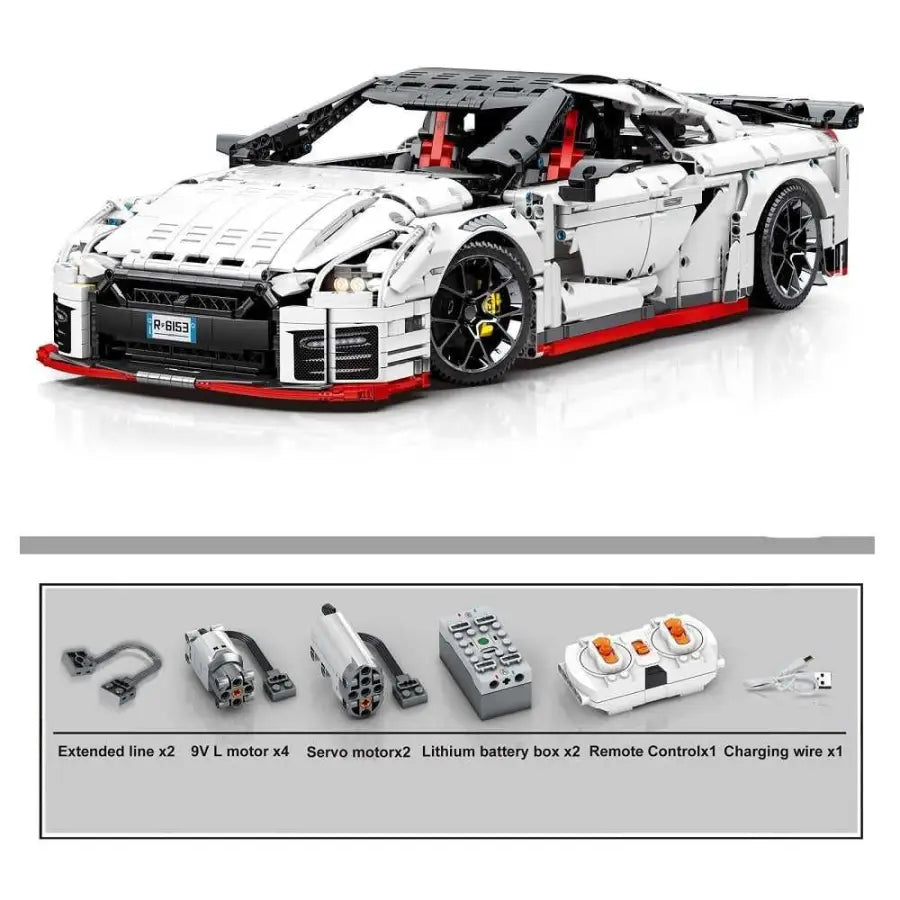 Radio-controlled supercar Nissan GT-R V-2 - toys