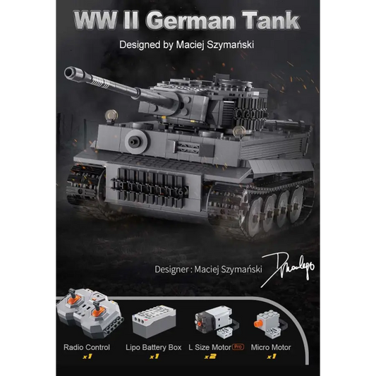 Radio-controlled Tiger tank - toys