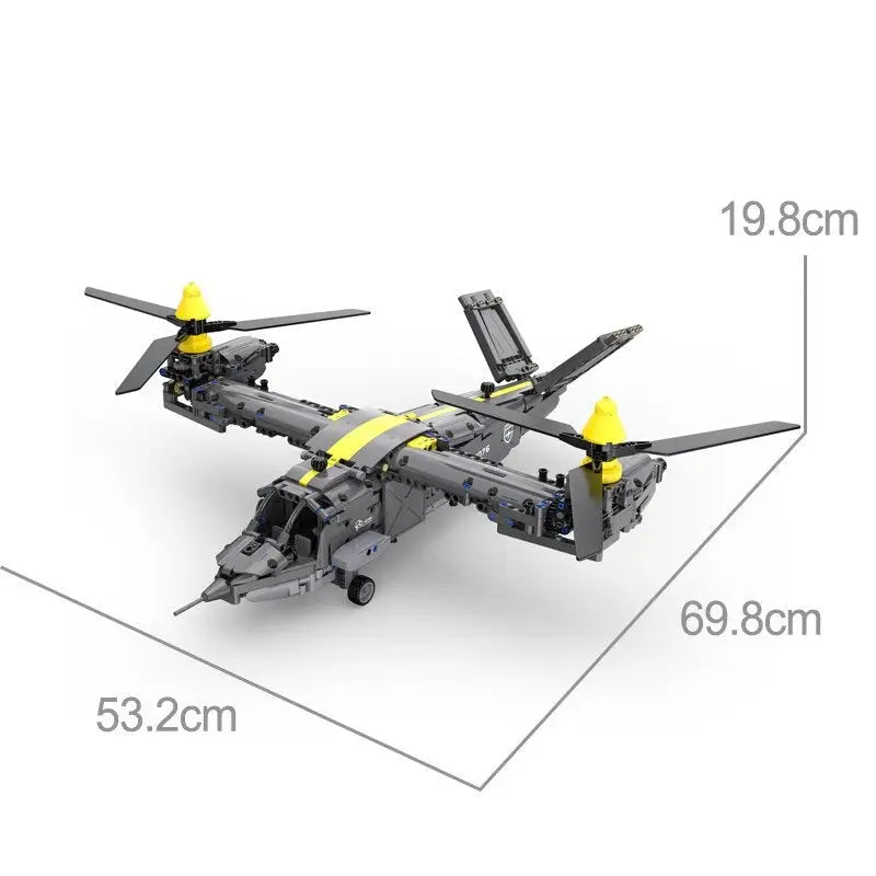Radio-controlled tiltrotor - toys