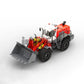RC Bulldozer Liebherr L586 - Red / building blocks - toys