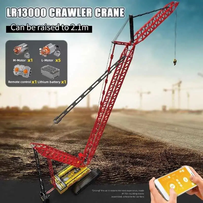 RC Extra Large Crawler Crane Liebherr LR 13000 - toys