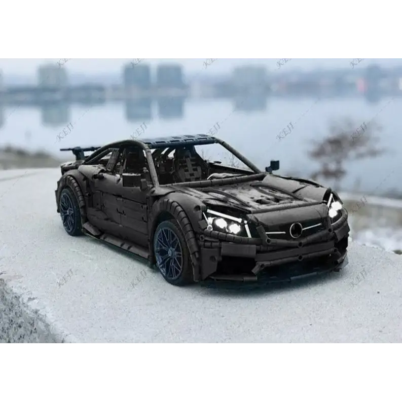 RC Supercar C63 - Black / Only blocks - toys