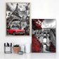 Red Black City - paintings drawings by numbers - toys