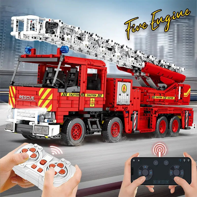 Remote-controlled fire truck - toys