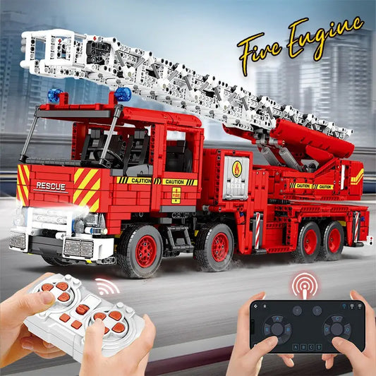 Remote-controlled fire truck - toys
