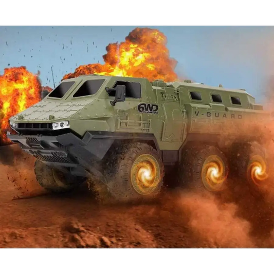 Remotely operated military armored vehicle - toys