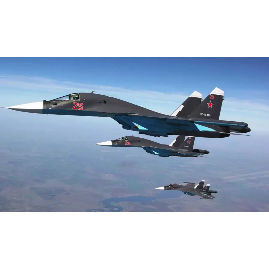Russian Air Force SU-34 1/72 collectible fighter-bomber -