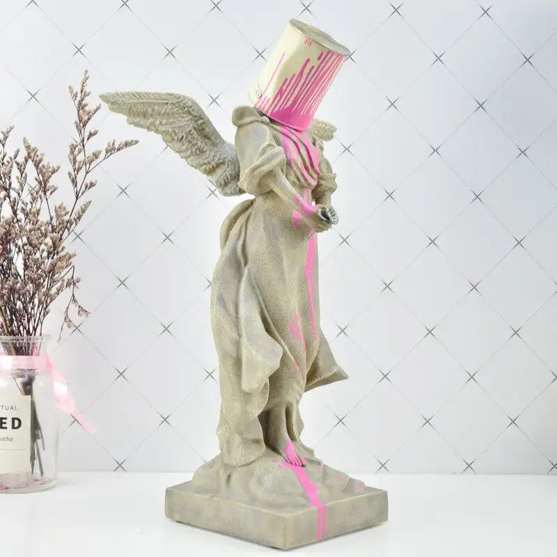 Sculpture Angel with paint - toys
