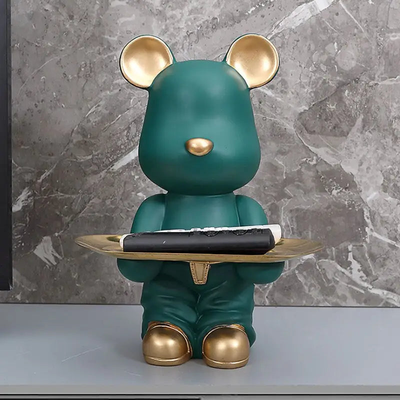 Sculpture Butler Bear - E - toys