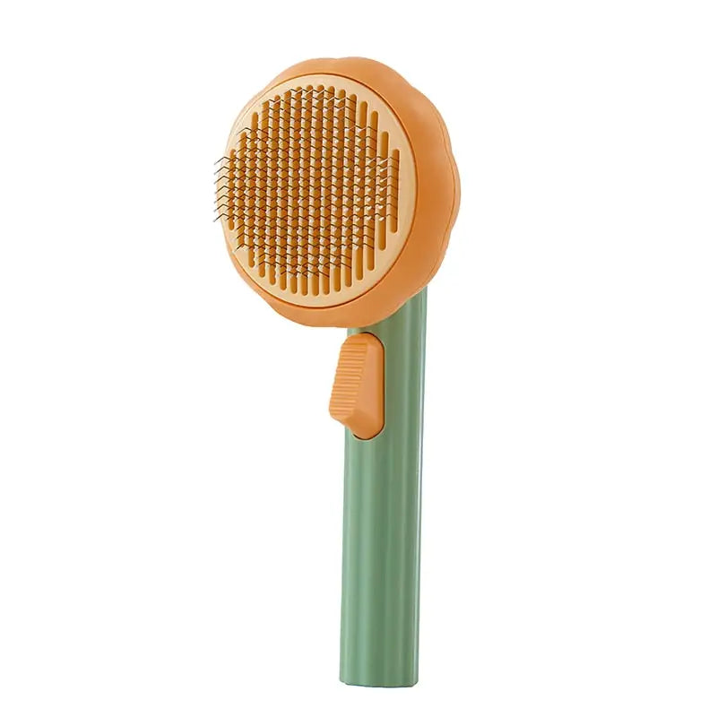 Self-cleaning comb for dogs and cats - Green - toys