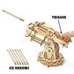 Siege heavy ballista toy model to build - 3D wooden puzzle -