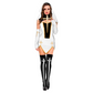 Sister Dress with Black Hood for Halloween - White / XS -