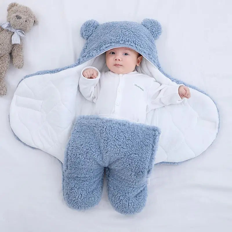 Soft blankets for newborns - Blue / to 3M - toys