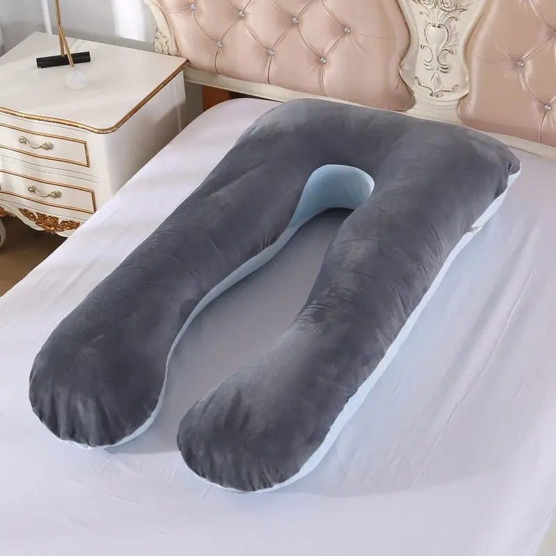 Soft pillow for pregnant women - L-blue-grey - toys