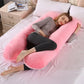 Soft pillow for pregnant women - pink - toys
