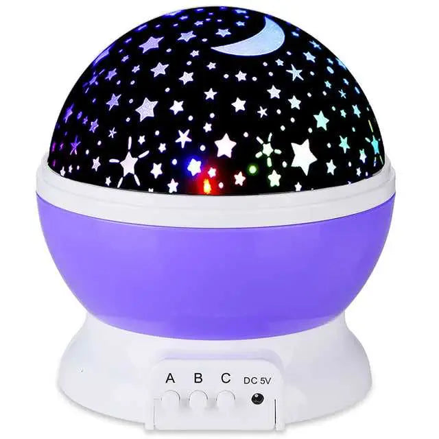 Starry Night Projector - Purple - Toys & Games