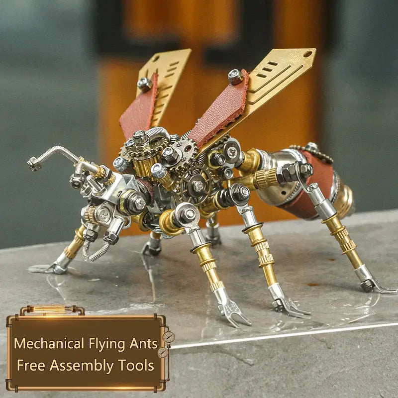 Steampunk 3D Mechanical Insect Series - Mech Flying Ants