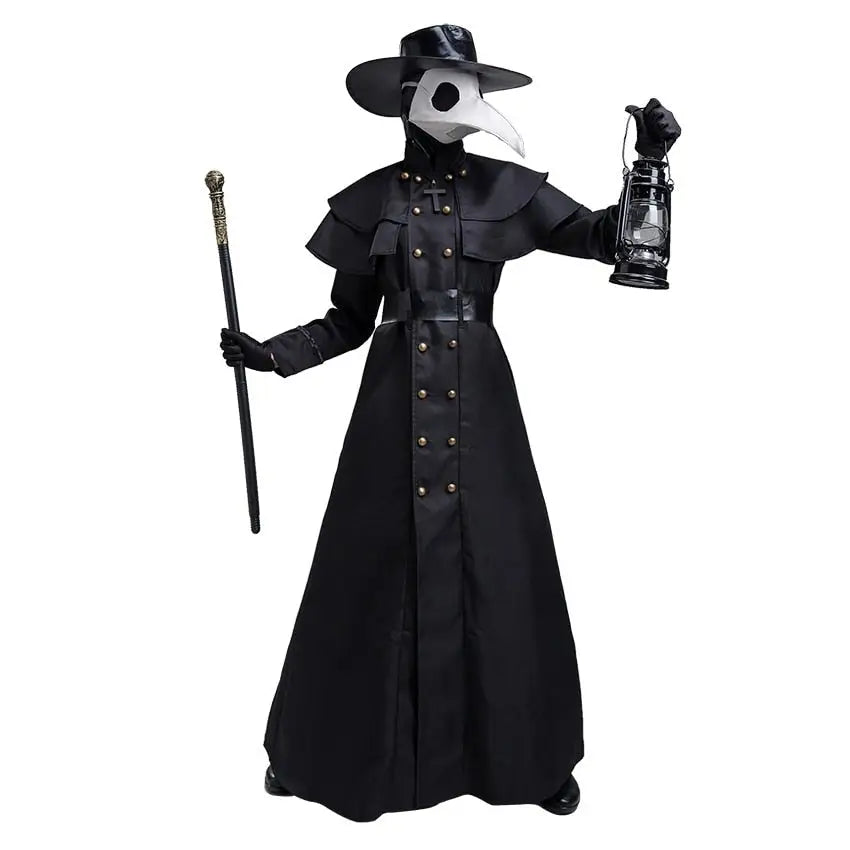 Steampunk Plague Doctor Costume for Halloween - HollyHoop