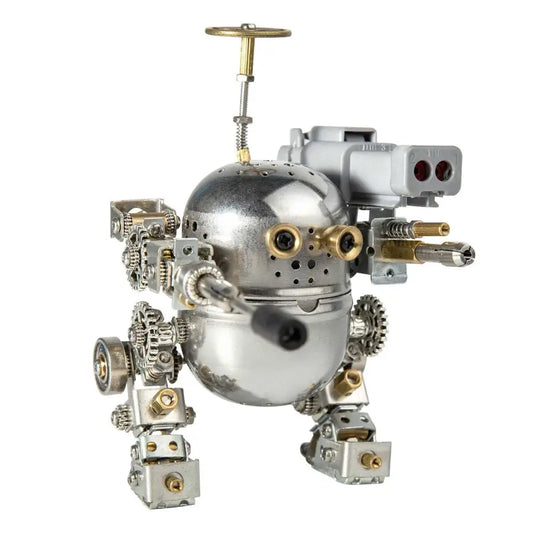 Steampunk robot - metal 3D puzzle - toys