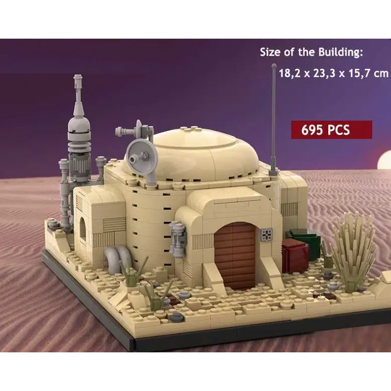 SW Tatooine Mos Eisley Cantina - MOC-50144-695PCS - toys
