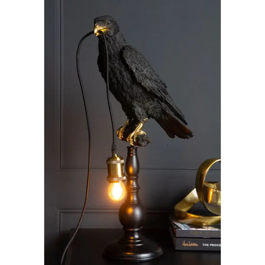 Table Lamp Black Crow - toys