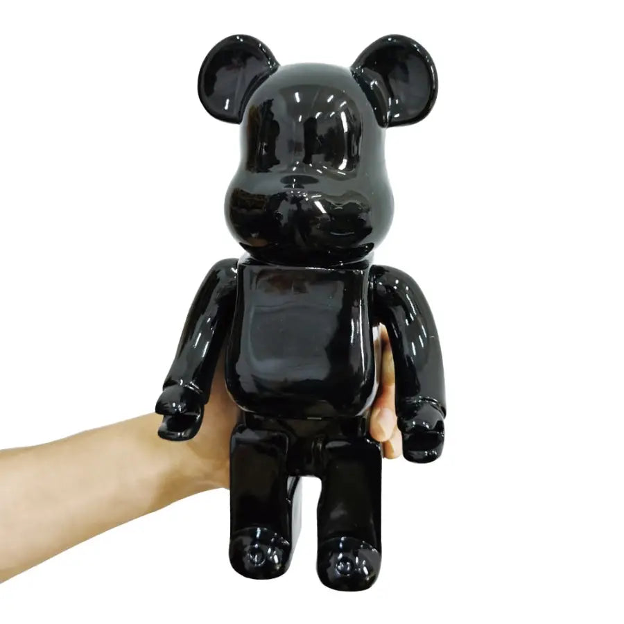 Thunder Bearbrick Figurine - Black - toys