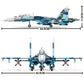 Ukrainian Air Force Su-27 fighter - toys