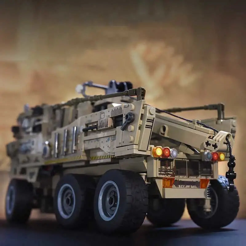 Vehicle for repair and evacuation of armored vehicles - toys