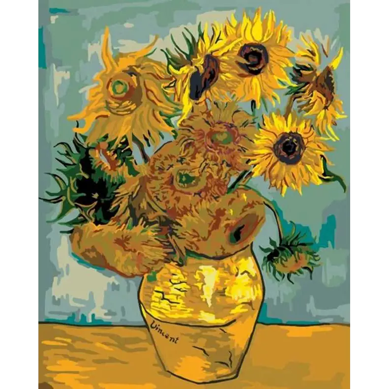 Vincent Van Gogh’s creations - paintings drawing by numbers