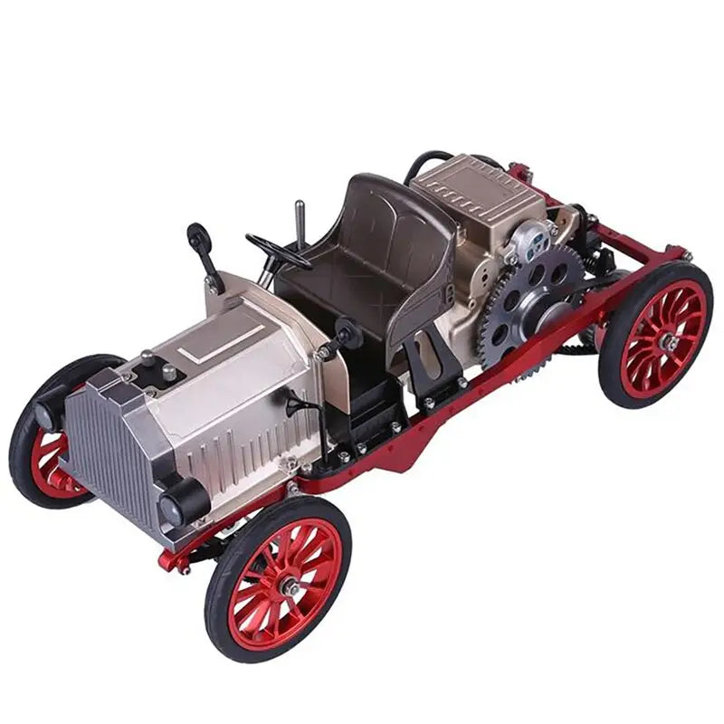 Vintage classic car with a single-cylinder engine - toys