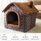 Warm house for pets - Coffee / S 4 kg - toys