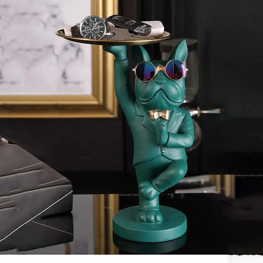 Yoga Bulldog Storage Statue - toys